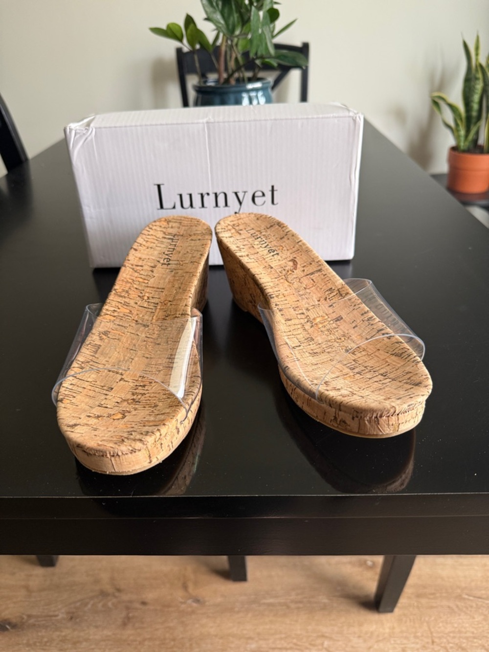 Clear-Strap Wedges Size 7 New in Box
